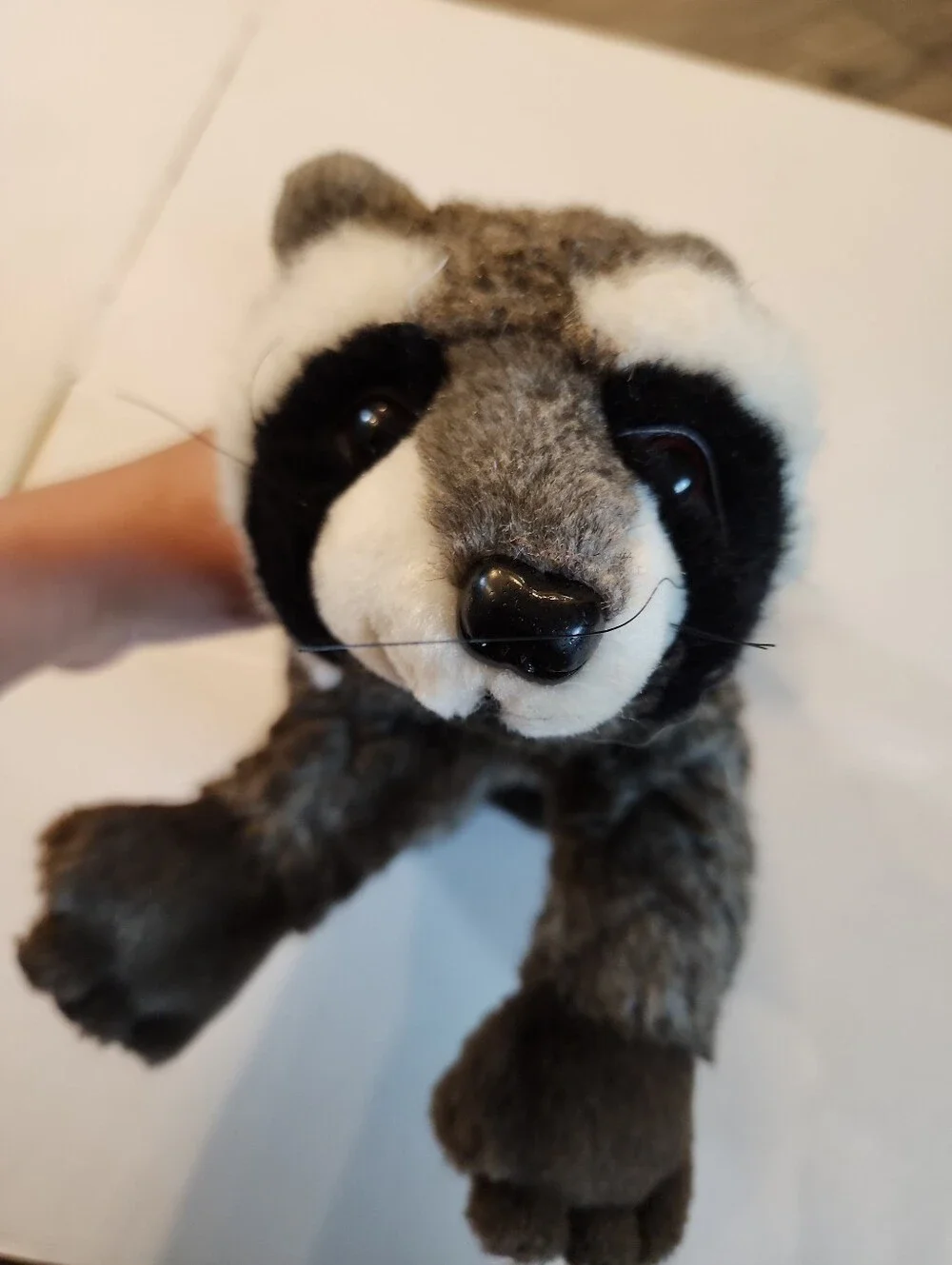 Vintage MJC Plush Raccoon International Realistic 14
